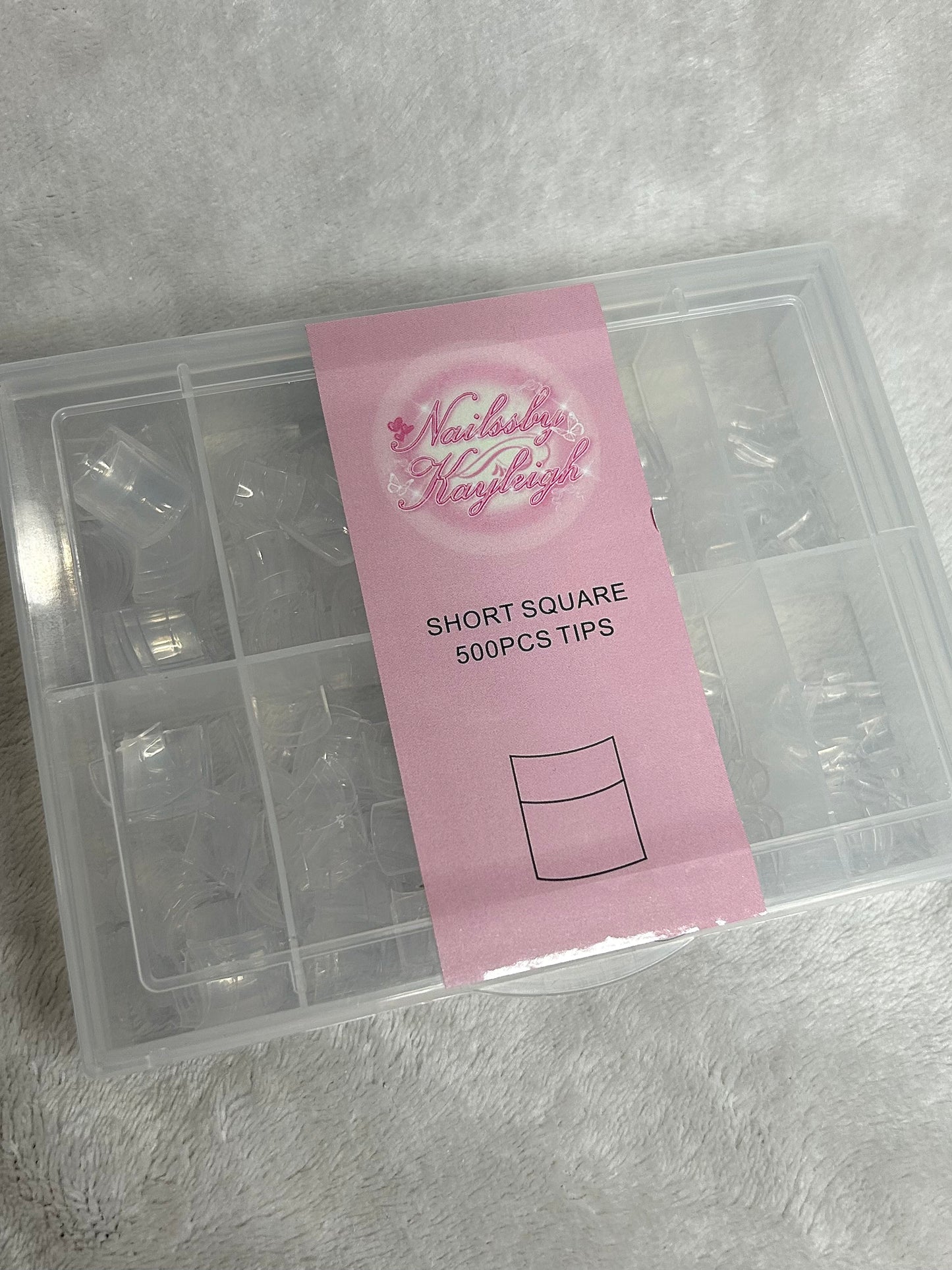 Short Square Nail Tips