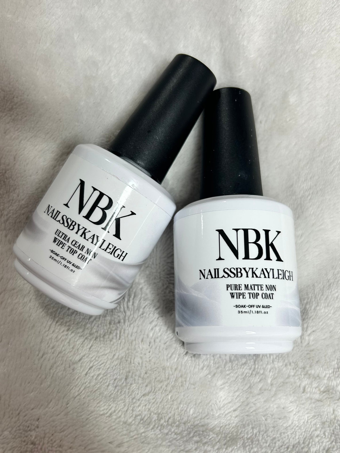 Top coat DUO | Ultra Clear & Pure Matte Top Coat Pair | 35ml each